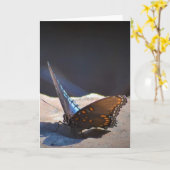 Papillon, carte (Fleur jaune)