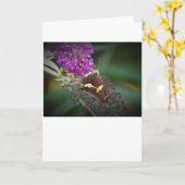 Papillon, carte (Fleur jaune)