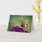 Papillon, carte (Fleur jaune)