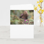 Papillon, carte (Fleur jaune)