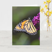 Papillon, carte (Fleur jaune)