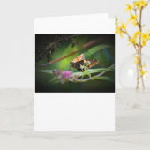 Papillon, carte (Fleur jaune)