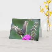 Papillon, carte (Fleur jaune)