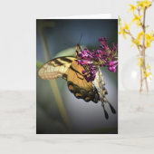 Papillon, carte (Fleur jaune)