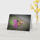 Papillon, carte (Fleur jaune)