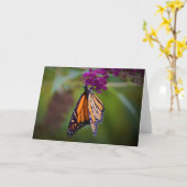 Papillon, carte (Fleur jaune)