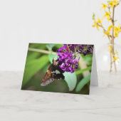 Papillon, carte (Fleur jaune)