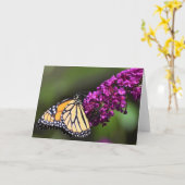 Papillon, carte (Fleur jaune)