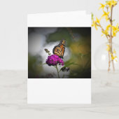 Papillon, carte (Fleur jaune)