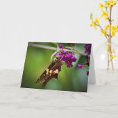 Papillon, carte (Fleur jaune)