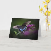 Papillon, carte (Fleur jaune)