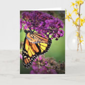 Papillon, carte (Fleur jaune)