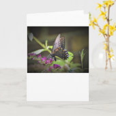 Papillon, carte (Fleur jaune)