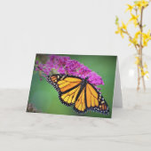 Papillon, carte (Fleur jaune)