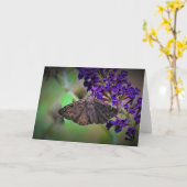 Papillon, carte (Fleur jaune)