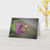 Papillon, carte (Fleur jaune)