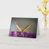 Papillon, carte (Fleur jaune)