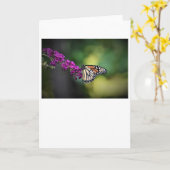 Papillon, carte (Fleur jaune)