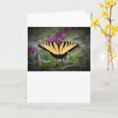 Papillon, carte (Fleur jaune)