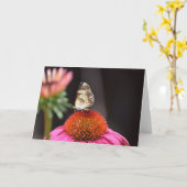 Papillon, carte (Fleur jaune)