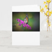 Papillon, carte (Fleur jaune)