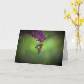 Papillon, carte (Fleur jaune)