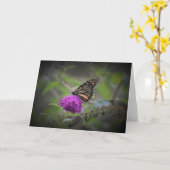 Papillon, carte (Fleur jaune)