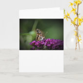 Papillon, carte (Fleur jaune)