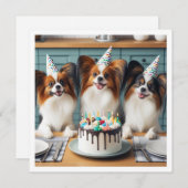 Papillon carte d'anniversaire, Papillon carte, Pap (Devant / Derrière)