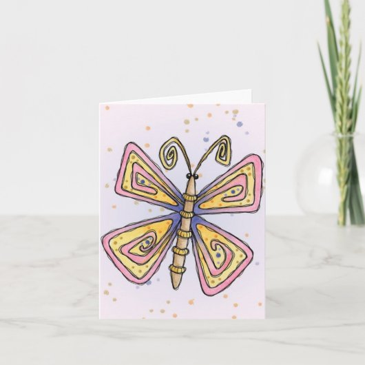 Papillon - Carte de note (Devant)