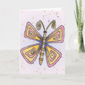Papillon - Carte de voeux (Devant)