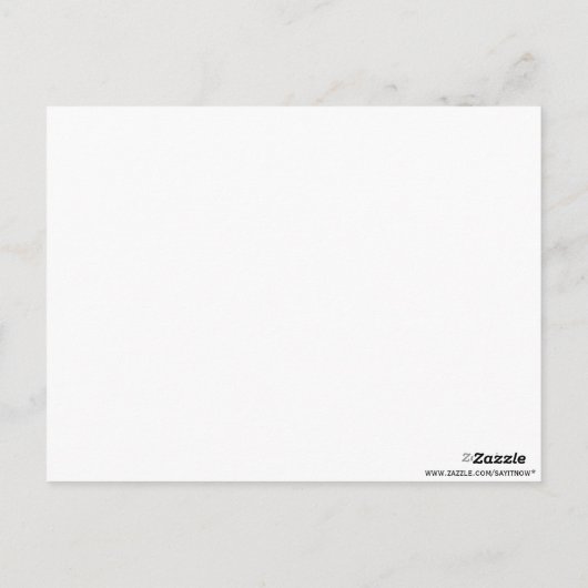 Papillon : carte postale Merci (Dos)