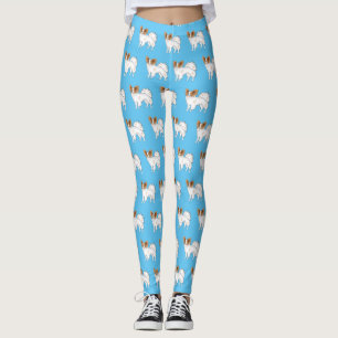 Papillon cartoon illustratie leggings