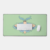 Papillon Céleste Fantaisiste — Bleu Douce et Pêche (Clavier et souris)