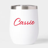 Papillon Chien à Santa Hat Noël Personnalisé (Arrière)