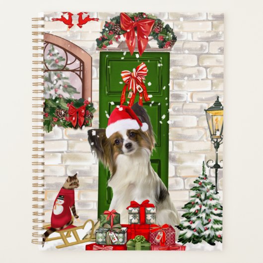 Papillon Chien Noël (Devant)