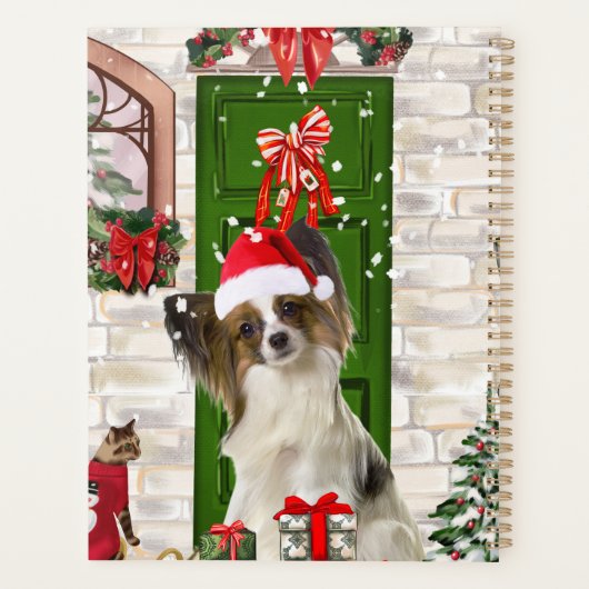 Papillon Chien Noël (Dos)