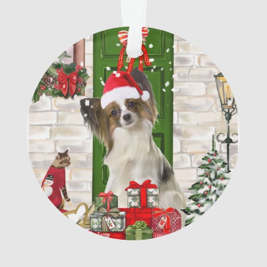 Papillon Chien Noël (dos)