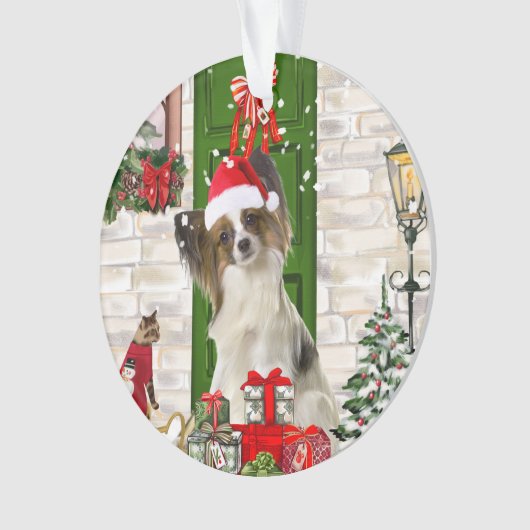 Papillon Chien Noël (devant)