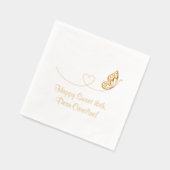 Papillon Coeur doux 16e anniversaire (Gauche)