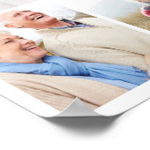 Papillon Coeur Photo Collage Affiche de bienvenue  (Coin)