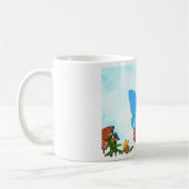 Papillon Collage de café Mug (Gauche)