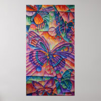 Papillon - Composition - Toile Impression