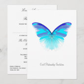 Papillon Cool - Invitation au partenariat civil (Devant / Derrière)