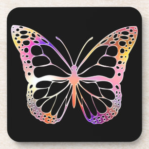 Papillon Couleur Sauvage Forêt Natuur Graphique Bier Onderzetter