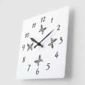 Papillon - Créez votre propre (CYO) - Horloge pour (Angle)