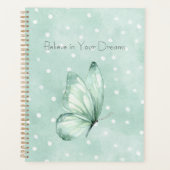 Papillon Croire Points Blancs Menthe (Devant)