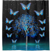 Papillon Crystal Tree Douche rideau (Devant)