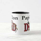 Papillon Dad Gifts Mok (Midden)