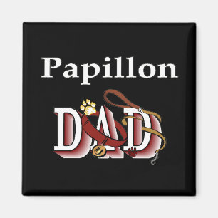 papillon dad Magnet Magneet